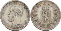 Schweden Norwegen Kongsberg 50 Öre Oscar II., 1872 - 1905 -