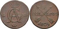 Schweden 1/2 Skilling Gustav IV. Adolph, 1792-1809 -