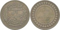 Tunesien 5 Centimes 1917 A Muhammad Al-Nasir f.ss 5,00 EUR  plus 7,00 EUR verzending
