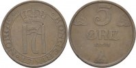 Norwegen 5 Öre Haakon VII. -