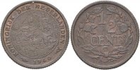 Niederlande 1/2 Cent Wilhelmina -