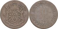 Münster 3 Pfennig Clemens August von Bayern 1719-1761 -