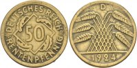 Weimarer Republik 50 Rentenpfennig -