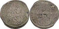 Brandenburg Ansbach Schwabach 1/6 Taler Johann Friedrich, 1667-1686 -