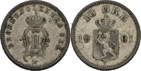 Norwegen 10 Öre Oscar II., 1872-1907 -