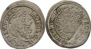 RDR Ungarn Siebenbürgen Nagybanya 3 Kreuzer 1697 Leopold I., 1657 - 1705 VF- / VF