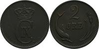 Dänemark 2 Öre Christian IX. 1863-1906 -