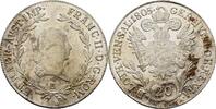 RDR Ungarn Kremnitz 20 Kreuzer Franz II./I., 1792-1835 -