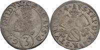 RDR Steiermark Graz 3 Kreuzer Erzherzog Karl, 1564-1590. -