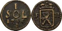 Luxemburg 1 Sol Belagerungsmünze Franz II./I., 1792-1835 -