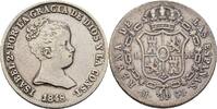 Spanien Madrid 1 Real Isabel II., 1833-1868 -