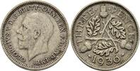 Großbritannien 3 Pence Georg V. (1910-1936) -