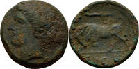 Sizilien Syrakus Bronze Hieron II. -