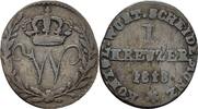 Württemberg Kreuzer Wilhelm, 1816-1864 -