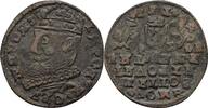 Polen Moldau Dreigröscher Trojak Sigismund III., 1587-1632 -