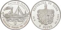 Cuba Kuba 5 Pesos Raddampfer Almendares -