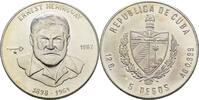 Cuba Kuba 5 Pesos Hemingway -