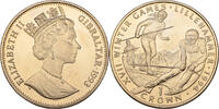 Gibraltar 1 Crown 1993 Elizabeth II., Pr&auml;gefrisch 13,00 EUR  Excl. 7,00 EUR Verzending