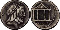 R&Ouml;MISCHE REPUBLIK Denar 75-74 M. Volteius M.f. 75 BC. ss 175,00 EUR  Excl. 7,00 EUR Verzending