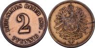 Deutsches Reich 2 Pfennig 1874 A ss 30,00 EUR  Excl. 7,00 EUR Verzending