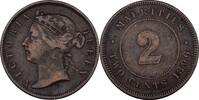 Mauritius 2 Cents 1896 Victoria (1837-1901) ss 25,00 EUR  Excl. 7,00 EUR Verzending
