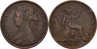 Gro&szlig;britannien Britannia 1/2 Penny 1861 Victoria (1837-1901) Kratzer, ss 15,00 EUR  Excl. 7,00 EUR Verzending