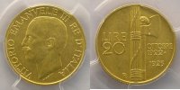 World coins 20 Lire Italy Vittorio Emanuele III (1900-1946) 20 Lire 1923 R (Roma) PCGS-MS61 SUP+ -
