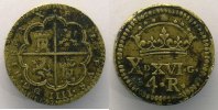 monetary weights Spain Philippe IV (1621-1665) Poids monétaire du quadruple réal TTB -