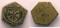 monetary weights Demi-Ecu Netherlands Poids monétaire de la Demi-Couronne ou du Demi-Ecu au Soleil de Charles Quint TTB -