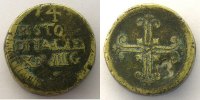monetary weights Vatican and Papal States Anonyme Poids monétaire du Quadruple Pistoles d'Italie TB+ -