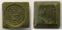 monetary weights Spain Anonyme Poids monétaire du double écu TTB -