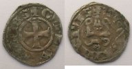 Coins of crusaders states Denier Frankish Greece, Duchy of Athens Guy II de la Roche (1294-1308) Denier TB+ -