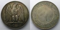 Numismatics of insurance companies Jeton rond en argent Aigle Jeton rond en argent 1843 SUP -
