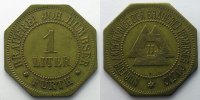 German emergency coins Fürth (Bayern) Brauerei Joh. Humbser Fürth 1 Liter TTB+ -