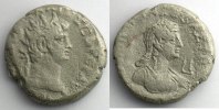 Roman empire Tetradrachme Nero (54-68) Egypt (Alexandria) Tetradrachme (63-64) TB -