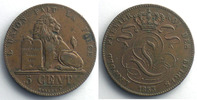 World coins 5 Cents Belgium Léopold I (1831-1865) 5 Cents 1853 TTB+ -