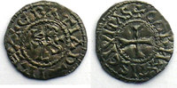 Carolingian coins Obole Charles the Bald (840-877) Chartres Obole SUP -
