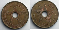 World coins 5 Cent Zaire Etat Indépendant du Congo (1885-1908) 5 Cent. 1888/7 SUP/FDC -