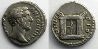 Roman empire Denier Antoninus Pius (138-161) Denarius Denier frappé sous Marc-Aurèle et Lucius-Vérus (Rome 162) TTB -