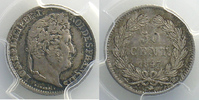 50 Centimes 1847 BB Münzen G.410   Louis-Philippe I    (Strasbourg)    PCGS-MS62    SUP/FDC 
