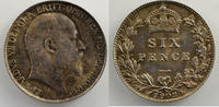 World coins Great Britain Edward VII (1901-1910) Six pence 1902 SUP -
