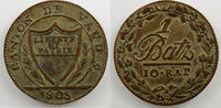 World coins 1 Batzen Switzerland Canton de Vaud 1 Batzen 1805 TTB/TTB+ -