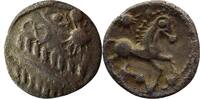 Celtic coins statère Bellovaques BELLOVAQUES (région de Beauvais) Quart de statère à lastre, en argent TTB/TTB+ -