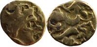 Celtic coins statère Namnètes NAMNÈTES (région de Nantes) Quart de statère d'électrum à lhippophore TB+ -