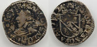 Coins of Lorraine Teston Bishopric of Verdun Charles de Lorraine (1610-1622) 1/8 Teston 1612 TB+ -