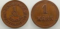 Emergency coins from Alsace-Lorraine 1 Mark SANKT-LUDWIG (Saint-Louis) (68) Allg. Cons. Genossenschaft 1 Mark cuivre 23.5mm SUP -