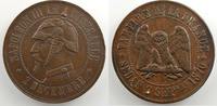 Coins of France 1793-1959 Satirical coins Chouette sur des éclairs Module 32mm cuivre TTB -