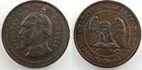 Coins of France 1793-1959 Satirical coins Chouette sur des éclairs Module 32mm cuivre TTB -