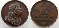 Tokens and Medals bronze Numismatic of famous people Galerie Métallique des Grands Hommes Français Charles Le Brun (Paris 1618 - 1690) Médaille en bronze 41mm 1818 SUP -