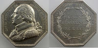 Tokens and Medals Jeton Mining Numismatics Salines de l'Est Jeton octogonal en argent Louis XVIII 1814 TTB+ -